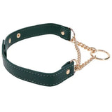 Sex and Mischief Indica Day Collar Green Gold Adjustable Strap - BONDAGE - TOYS