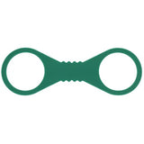 Sex And Mischief Indica Large Silicone Cuffs Green Restraints - BONDAGE - TOYS