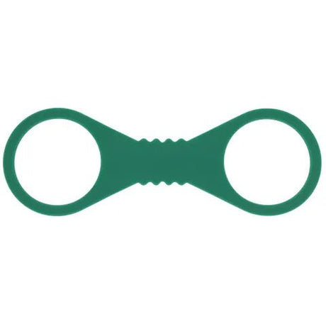 Sex And Mischief Indica Large Silicone Cuffs Green Restraints - BONDAGE - TOYS