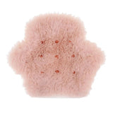 Sex And Mischief Peaches And Cream Spiked Sensory Glove Fur Metal Spikes - BONDAGE - TOYS