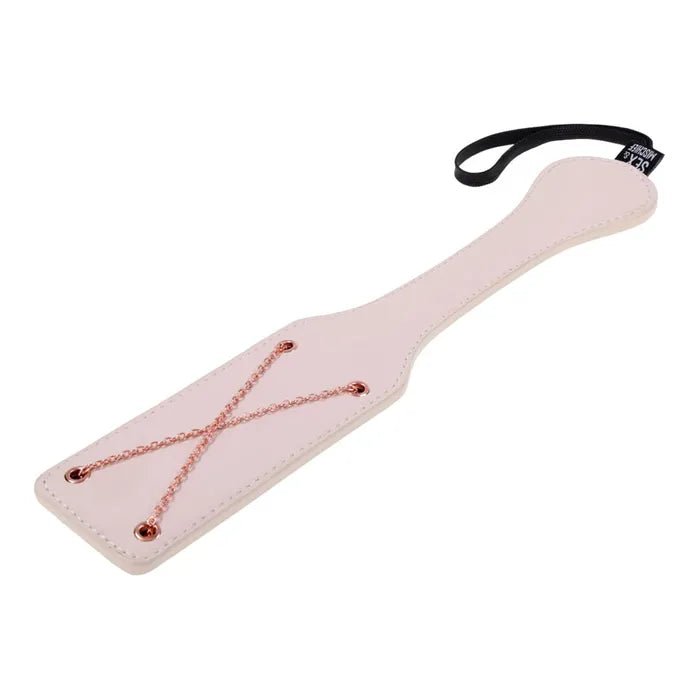 Sex And Mischief Peaches N Cream Chain Impressions Paddle - BONDAGE - TOYS