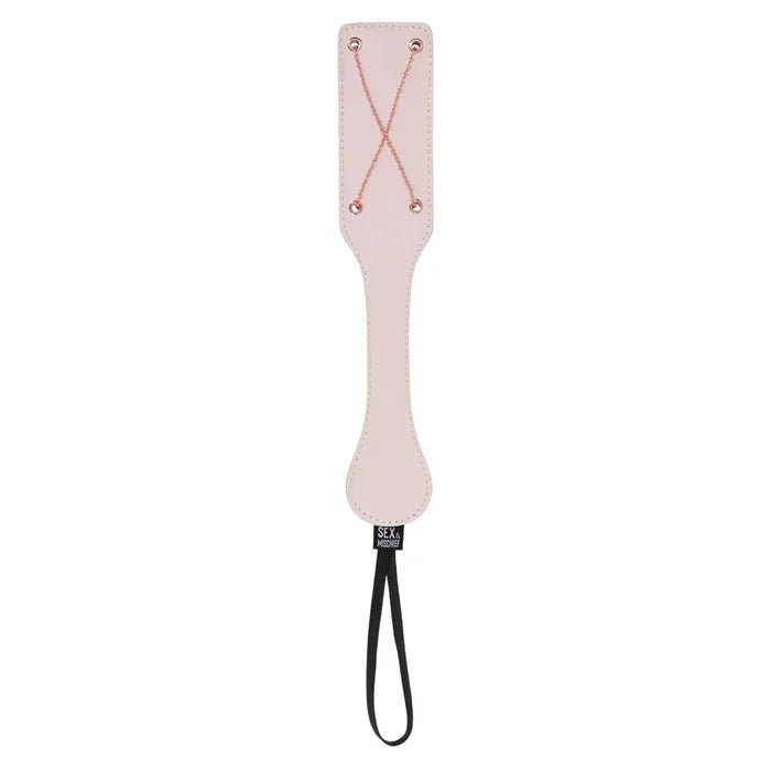 Sex And Mischief Peaches N Cream Chain Impressions Paddle - BONDAGE - TOYS
