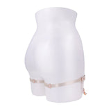 Sex And Mischief Pearl Garters Set Of 2 In Peach And Rose Gold - BONDAGE - TOYS