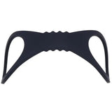 Sex And Mischief Shadow Large Silicone Cuffs Black Restraints - BONDAGE - TOYS