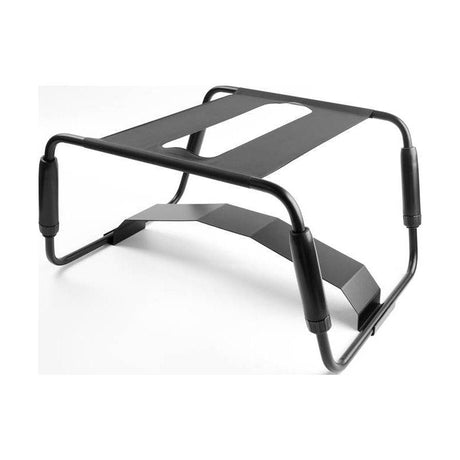 Sex Chair Adjustable Height Black w Arch Bridge - Adult Toys