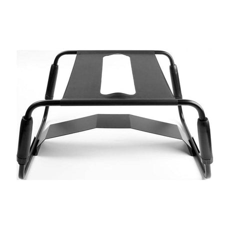 Sex Chair Adjustable Height Black w Arch Bridge - Adult Toys