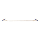 Sex & Mischief Cougar Chained Nipple Clamps - Gold - BONDAGE - TOYS