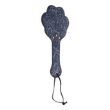Sex & Mischief Cougar Paw Paddle - Navy Blue/Gold Spanking Paddle - BONDAGE - TOYS