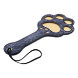 Sex & Mischief Cougar Paw Paddle - Navy Blue/Gold Spanking Paddle - BONDAGE - TOYS