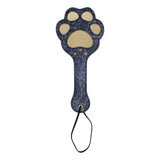 Sex & Mischief Cougar Paw Paddle - Navy Blue/Gold Spanking Paddle - BONDAGE - TOYS