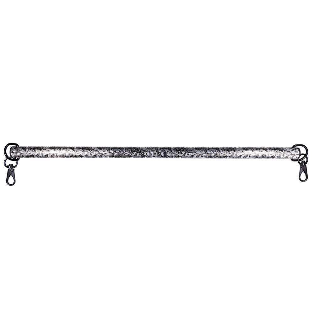 Sex & Mischief Lace Spreader Bar - Aluminium Restraint Bar - BONDAGE - TOYS