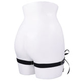 Sex & Mischief Laced Up Garters - Black Garters - BONDAGE - TOYS