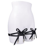 Sex & Mischief Laced Up Garters - Black Garters - BONDAGE - TOYS