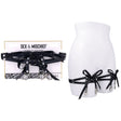 Sex & Mischief Laced Up Garters - Black Garters - BONDAGE - TOYS