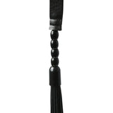 Sex & Mischief Noir Whip - Black 40 cm Rubber Whip - BONDAGE - TOYS