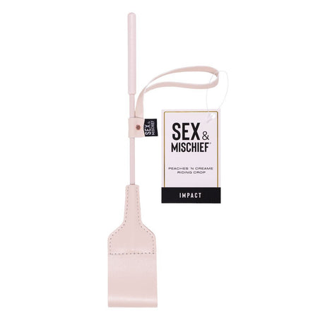 Sex & Mischief Peaches n CreaMe Riding Crop - BONDAGE - TOYS