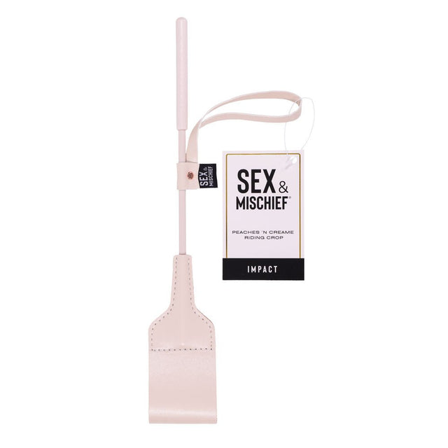 Sex & Mischief Peaches n CreaMe Riding Crop - BONDAGE - TOYS
