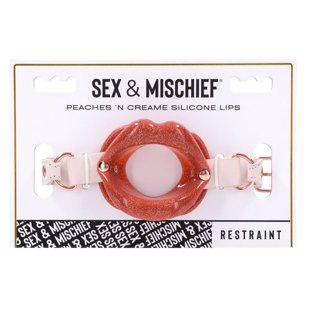 Sex & Mischief Peaches n CreaMe Silicone Lips - BONDAGE - TOYS
