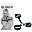Sex & Mischief Shadow Neck and Wrist Restraint - Black Restraints - BONDAGE - TOYS