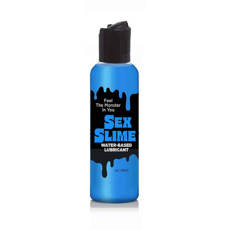 Sex Slime - Blue Water Based Lubricant - 60 ml Bottle - LOTIONS & LUBES
