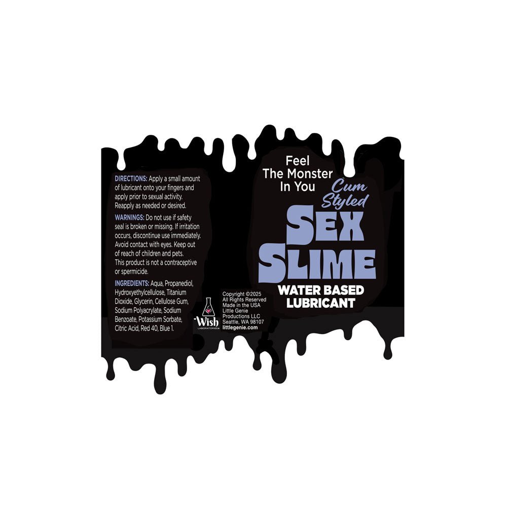 Sex Slime Cum Style Creature Lube - Purple 120 ml - Naughty by Nature Adult Store