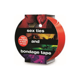 Sex, Ties and Bondage Tape Red - Adult Toys
