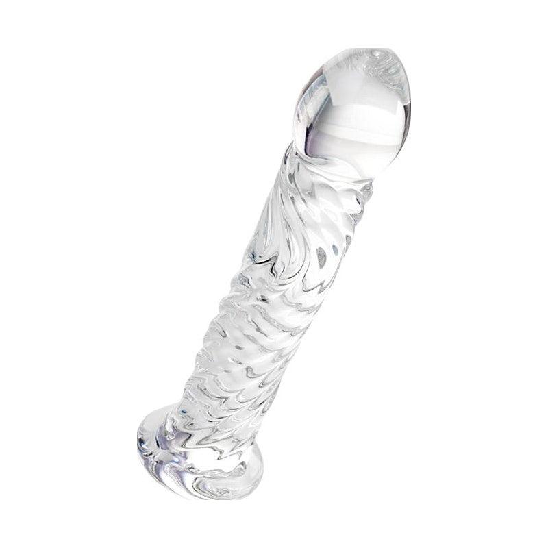 Sexus Glass Dildo Clear 16cm - Adult Toys