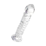 Sexus Glass Dildo Clear 16cm - Adult Toys