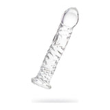 Sexus Glass Dildo Clear 16cm - Adult Toys