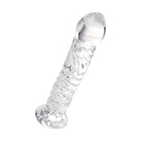 Sexus Glass Dildo Clear 16cm - Adult Toys