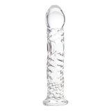 Sexus Glass Dildo Clear 16cm - Adult Toys