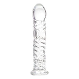 Sexus Glass Dildo Clear 16cm - Adult Toys