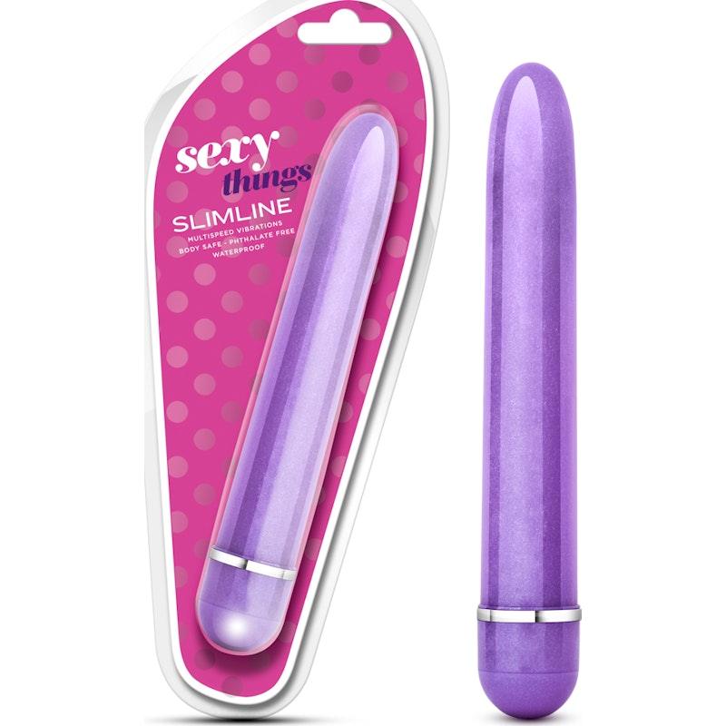 Sexy Things Slimline Vibe Purple - Adult Toys