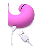 Shegasm 5 Star 10X Tapping G - Spot Vibe w Suction Pink - Adult Toys