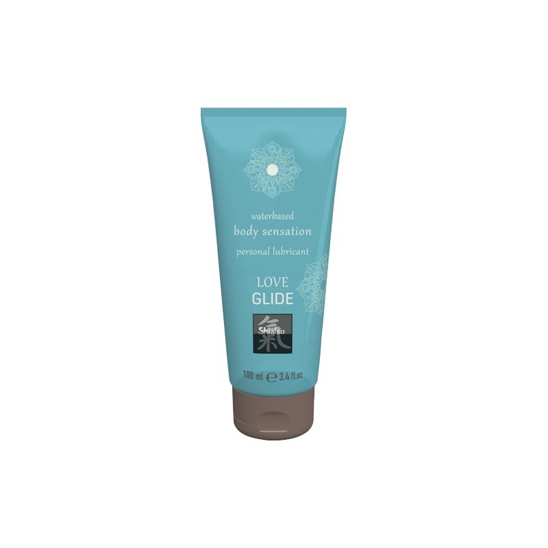 Shiatsu Love Glide Water Based Lubricant - Skin Friendly & Tasteless 100ml - Lotions & Potions