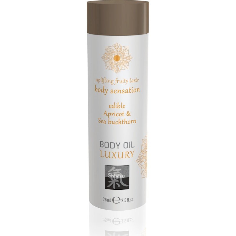 Shiatsu Luxury Body Oil Edible Apricot and Sea Buckthorn - Lotions & Potions