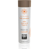 Shiatsu Luxury Body Oil Edible Green Tea and Tangerine - Lotions & Potions