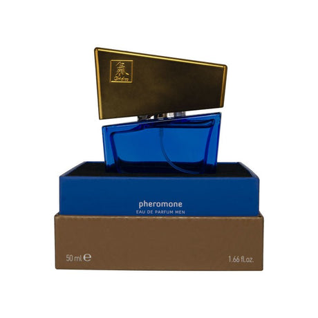 Shiatsu Pheromone Eau De Parfum Men - Dark Blue - Pheromone Fragrance for Men - 50 ml - LOTIONS & LUBES