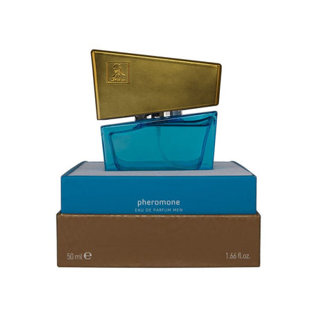 Shiatsu Pheromone Eau De Parfum Men - Light Blue - Pheromone Fragrance for Men - 50 ml - LOTIONS & LUBES