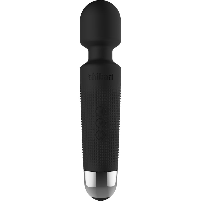 Shibari Mini Wand Halo 20X Black - Adult Toys