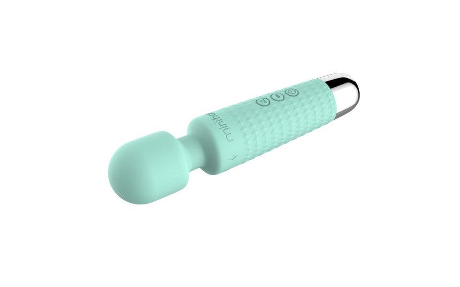 Shibari Mini Wand Halo 20X Minty Green - Adult Toys