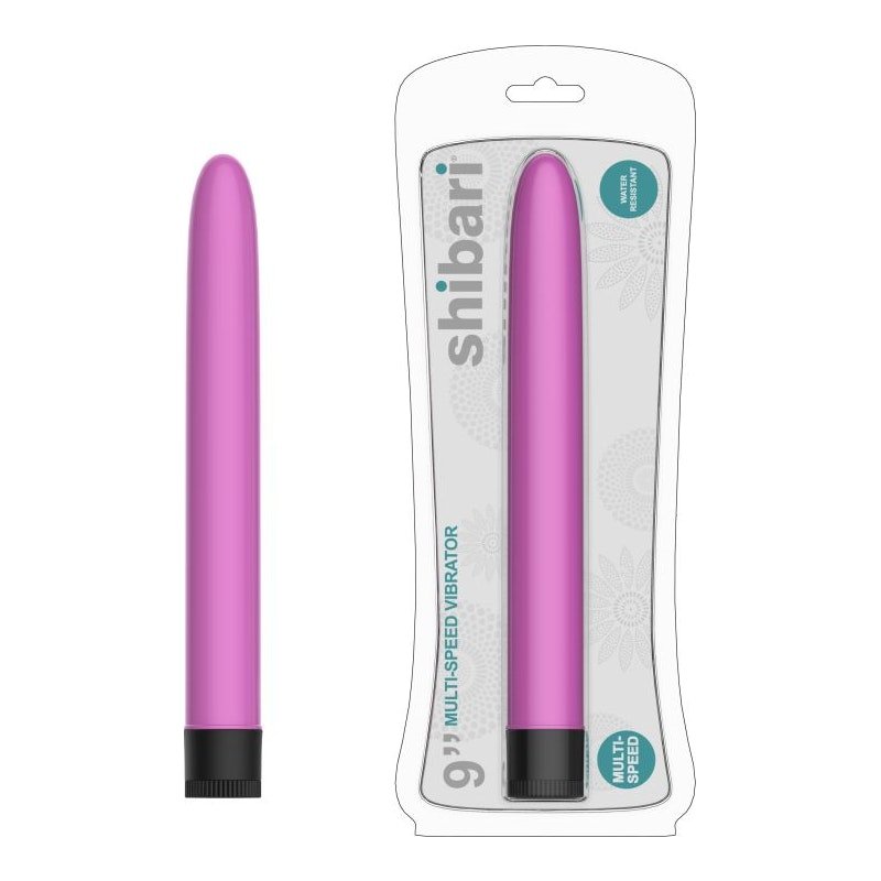 Shibari Multi - Speed Vibrator 9in Pink - Adult Toys
