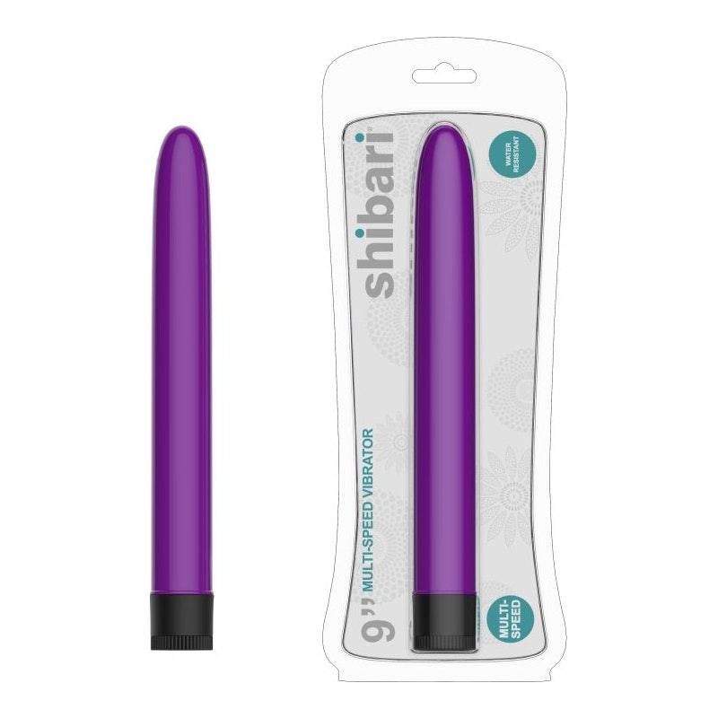 Shibari Multi - Speed Vibrator 9in Purple - Adult Toys