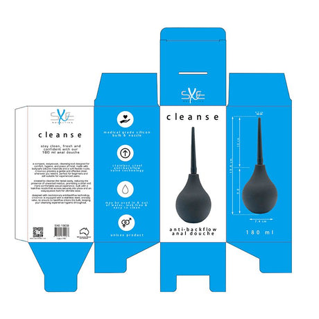 Silicone Anti Backflow Douche 180ml - Adult Toys