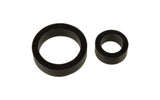 Silicone Cock Rings Double Pk Black - Adult Toys