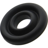 Silicone Donut Cushion Black for Pump Cylinder 1.75in - 2.15in Dia - Adult Toys
