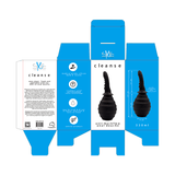 Silicone Ribbed Anti - Backflow Douche 310ml - Adult Toys