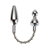 Silver Bullet Double Metal Plug - Adult Toys