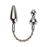 Silver Bullet Double Metal Plug - Adult Toys