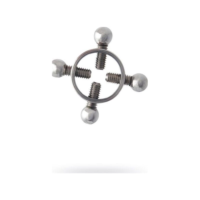 Silver Metal 2 Pc Nipple Clamps - Adult Toys